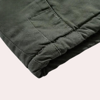 Lined Men's Winter Jacket with Warm Hood - Logan