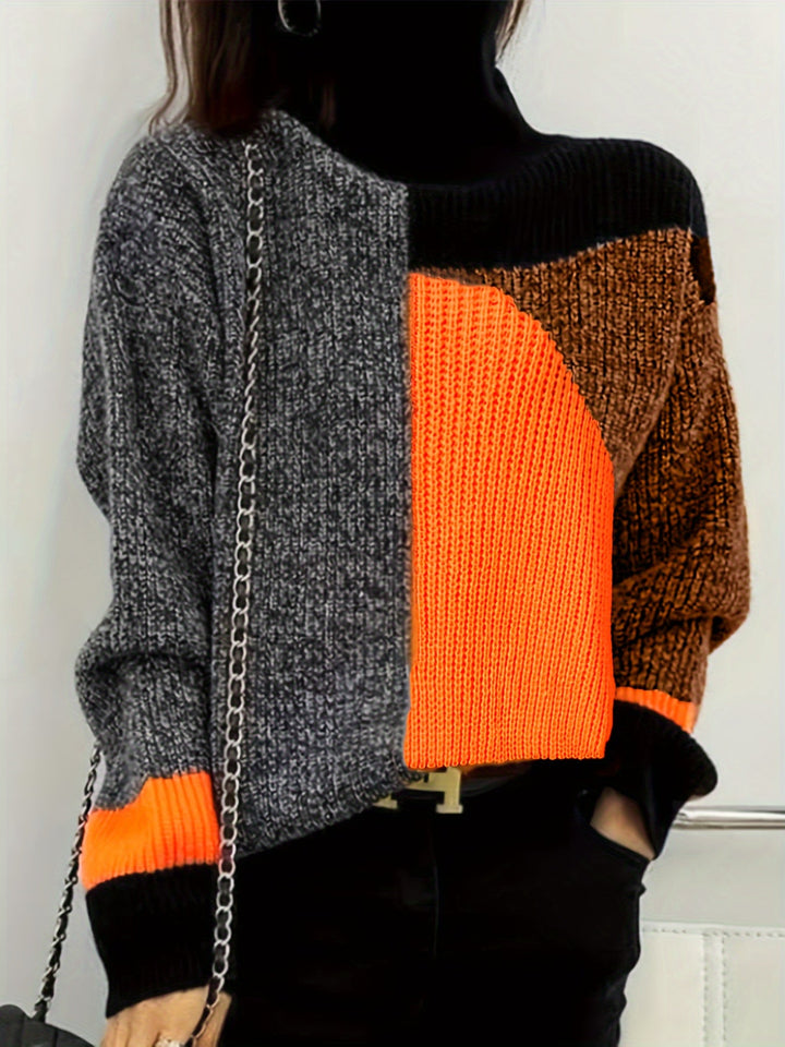 Warm Sweater with Collar - Lorena