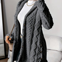 Soft Long Women's Cardigan with Hood – Marit