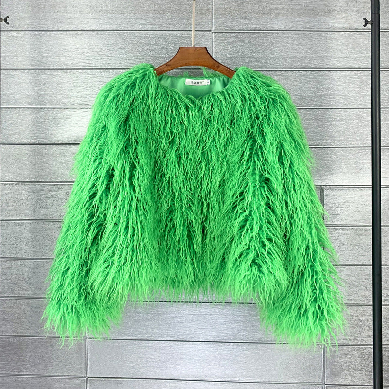 Stylish Women's Faux Fur Coat – Soraya