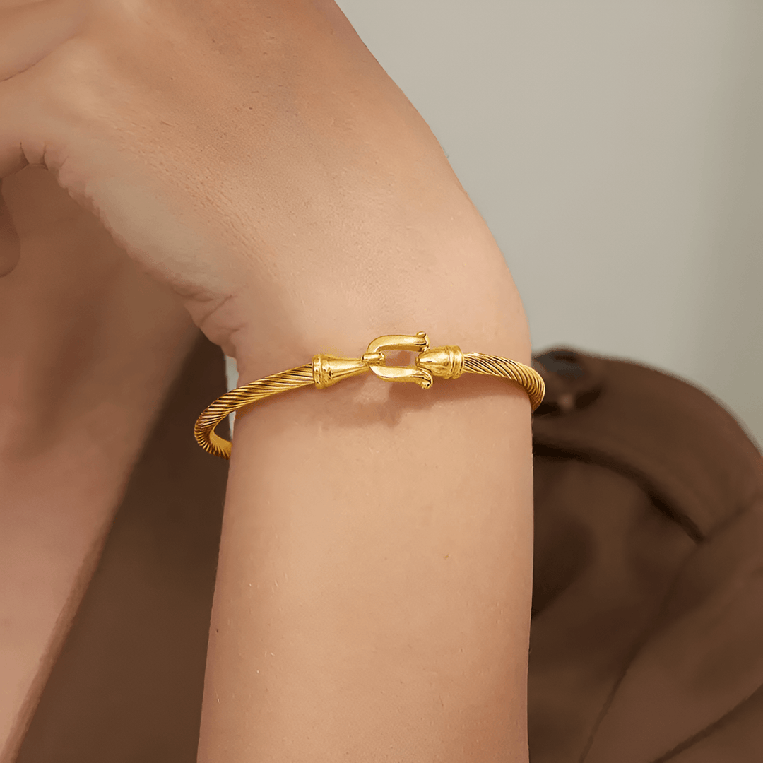 Coil Bracelet with Vacation Flair - Eliana