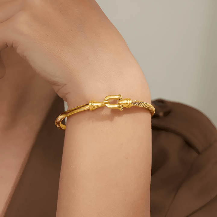 Coil Bracelet with Vacation Flair - Eliana
