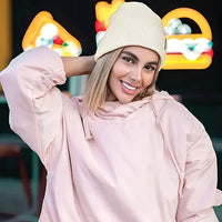 Winter Beanie with Silk Lining - Noor
