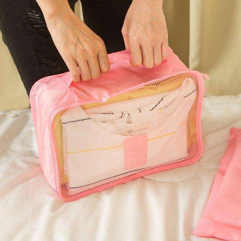 Luggage Packing Organizer Set (2 Pieces) – Space-Saving Travel Storage Bags
