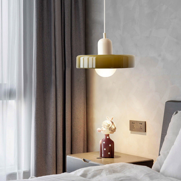 Bauhaus Colored Glass Pendant Light 43