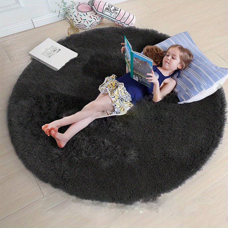 Rond Fluffy Vloerkleed - Clouda