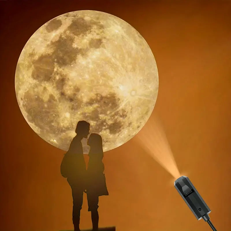 Lampa projektor Ziemia i Księżyc - CelestiaGlow