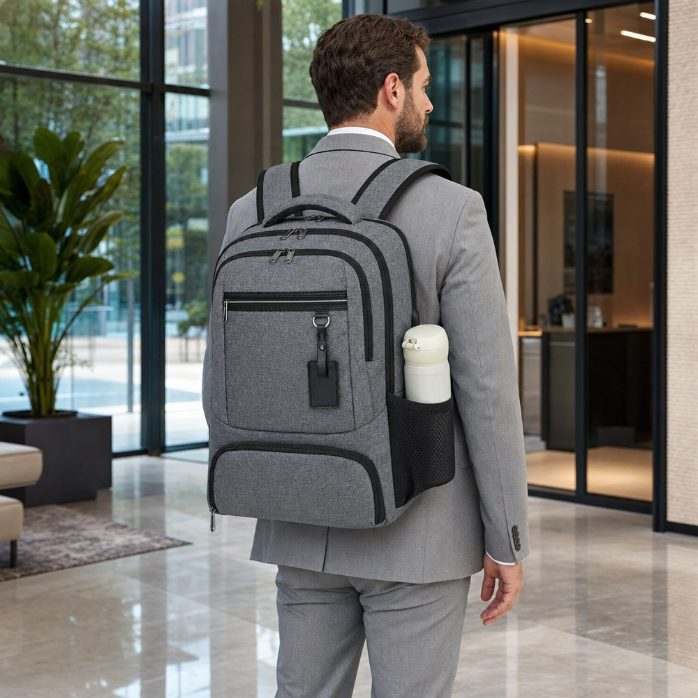 Slimme Werk & Reis Rugzak met USB-Poort – Urbanix