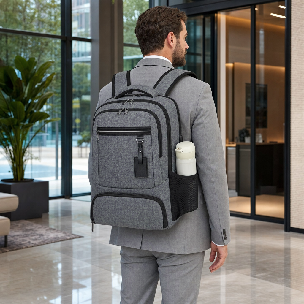 Slimme Werk & Reis Rugzak met USB-Poort – Urbanix