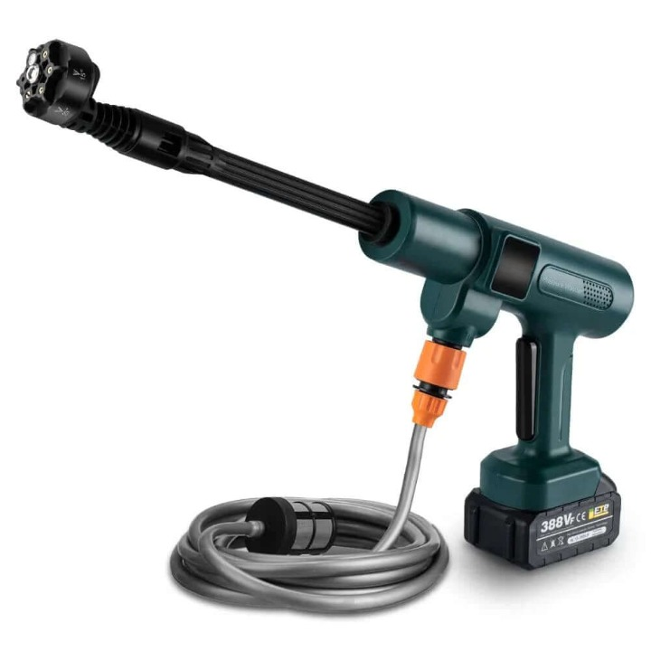 Hidrolimpiadora inalámbrica para coche y jardín – HydroSwift