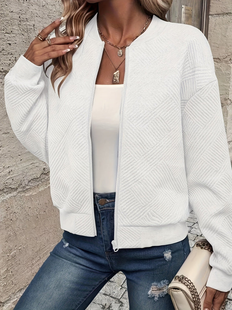 Stijlvolle Dames Zip-Up Jas – Rivka