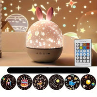 Projektor gwiazd nocna lampka - światło do snu