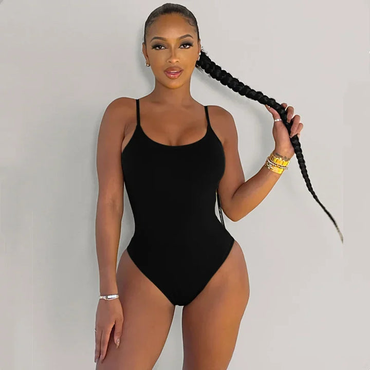 Vormgevende badpak met shaping-effect – Samira