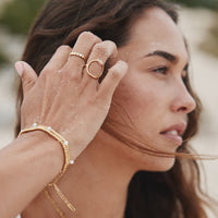 Stylish Beaded Ring - Elina