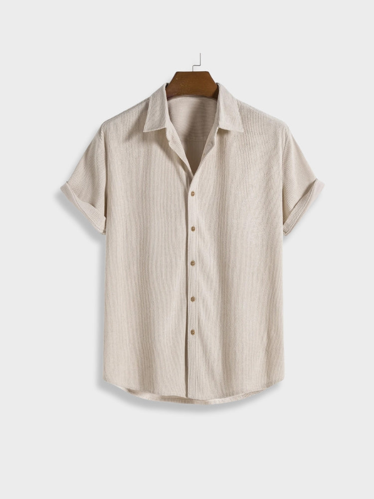 Men's Corduroy Summer Set with Button Closure – Sven
