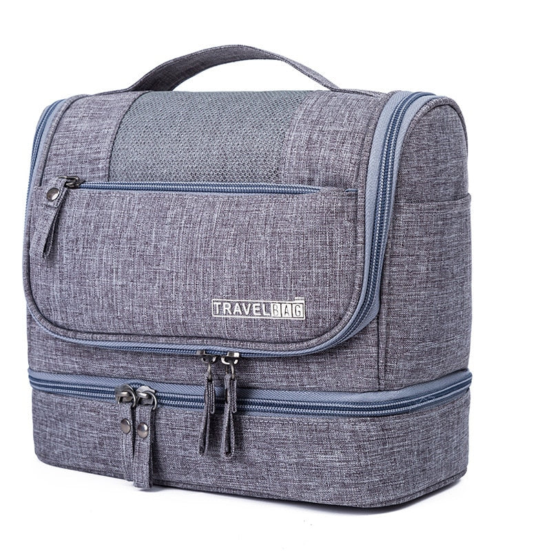 Large Capacity Hanging Toiletry Bag Organizer – Multi-Compartment Travel Bag