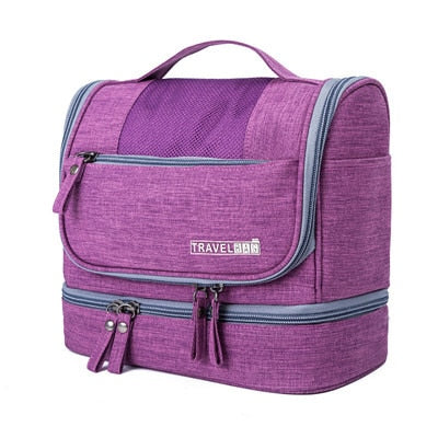 Large Capacity Hanging Toiletry Bag Organizer – Multi-Compartment Travel Bag