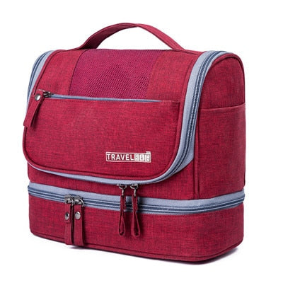 Large Capacity Hanging Toiletry Bag Organizer – Multi-Compartment Travel Bag