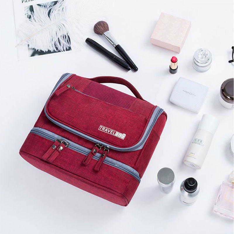 Large Capacity Hanging Toiletry Bag Organizer – Multi-Compartment Travel Bag
