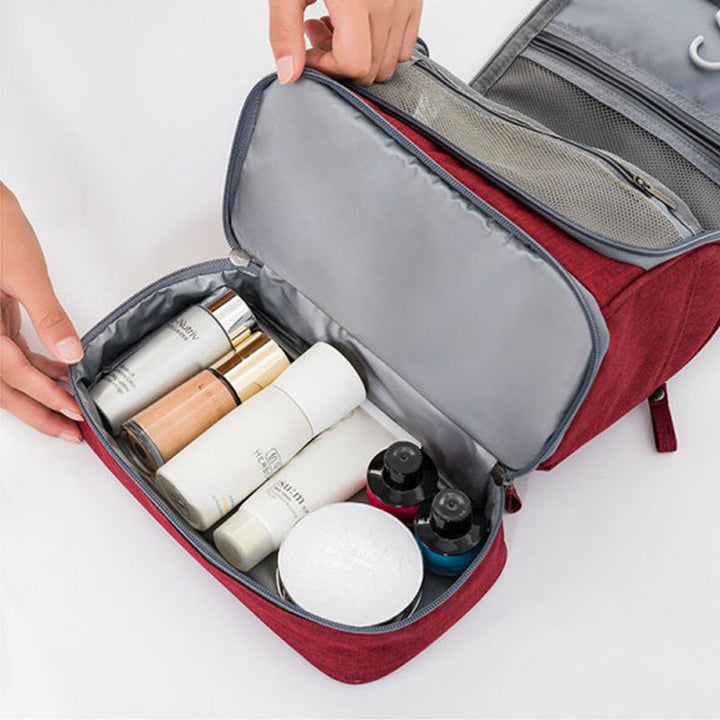 Large Capacity Hanging Toiletry Bag Organizer – Multi-Compartment Travel Bag