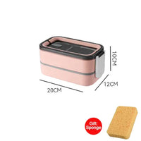2-warstwowy pojemnik na lunch Bento ze stali nierdzewnej - MealMate