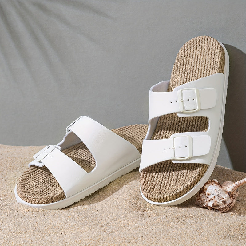 Stylish men's summer sandals with adjustable straps - GripStep