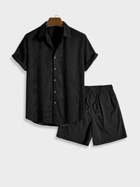 Men's Corduroy Summer Set with Button Closure – Sven