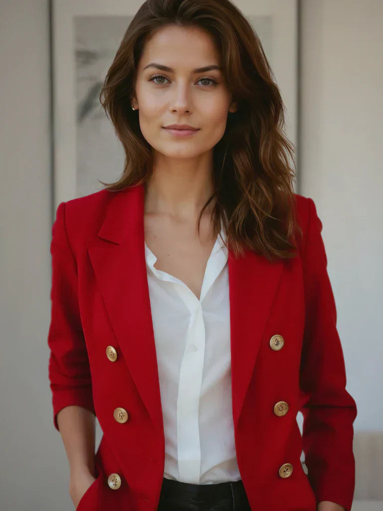 Trendy Light Women's Blazer with Tailored Fit - Riana