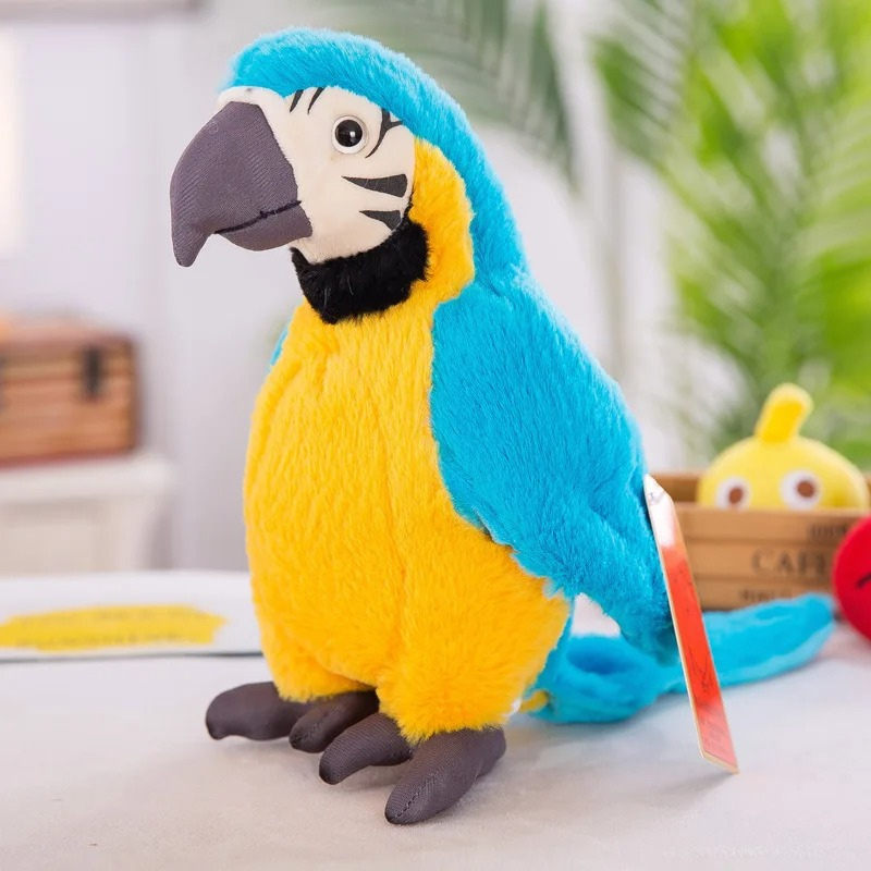 De Praatgrage Papegaai Knuffel - Squawkie