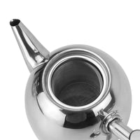 Stainless Steel Teapot with Strainer - TeaElegance