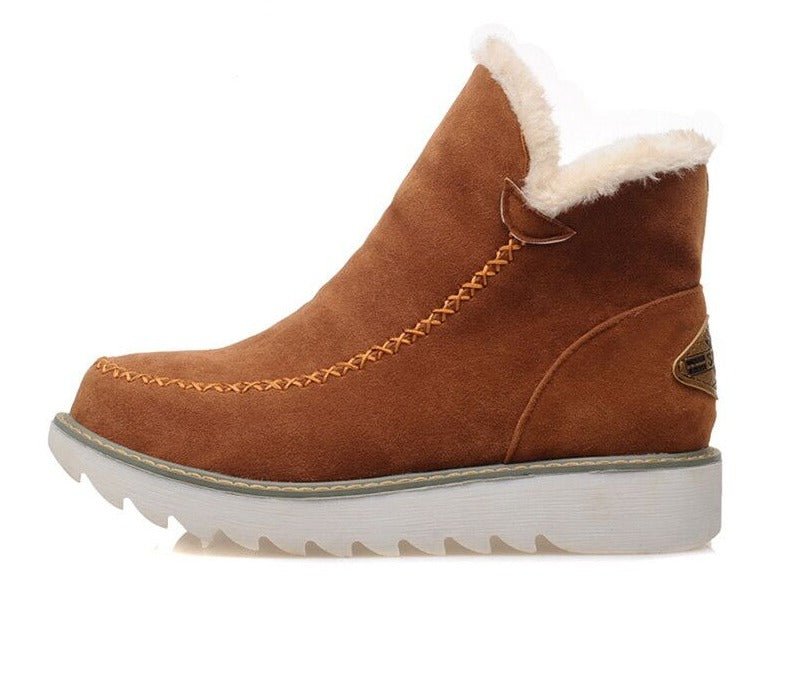 Warm and Comfortable Women's Fleece Boots - Olivia
