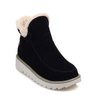 Warm and Comfortable Women's Fleece Boots - Olivia