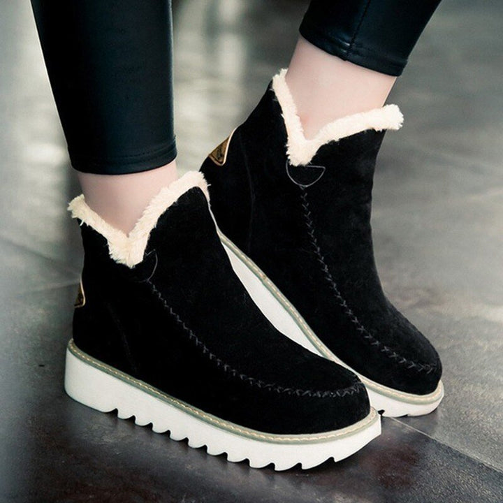 Warm and Comfortable Women's Fleece Boots - Olivia
