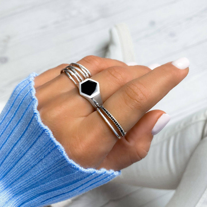 Stylish Branching Ring - Nora