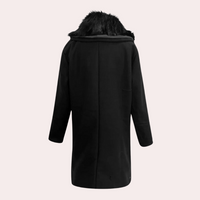 Stylish Warm Black Winter Coat for Men - Vincenzo