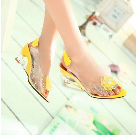 Shiny Wedge Heels – Sofia