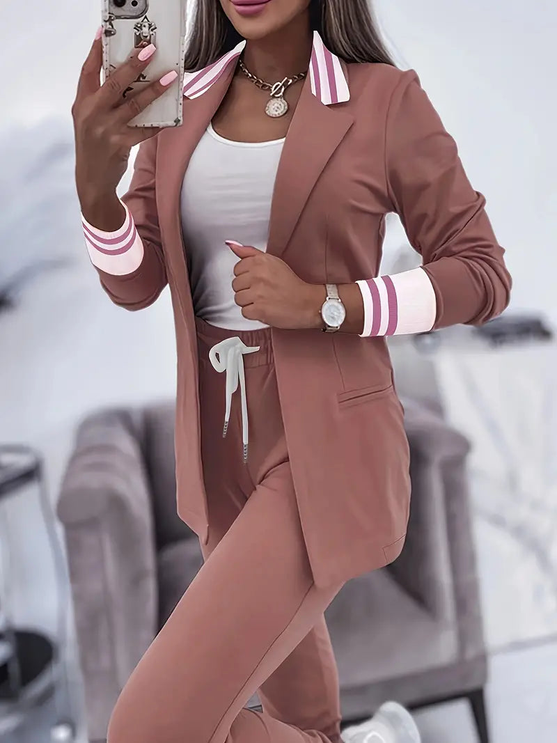 Casual Streetwear Gestreepte Set - Sophie
