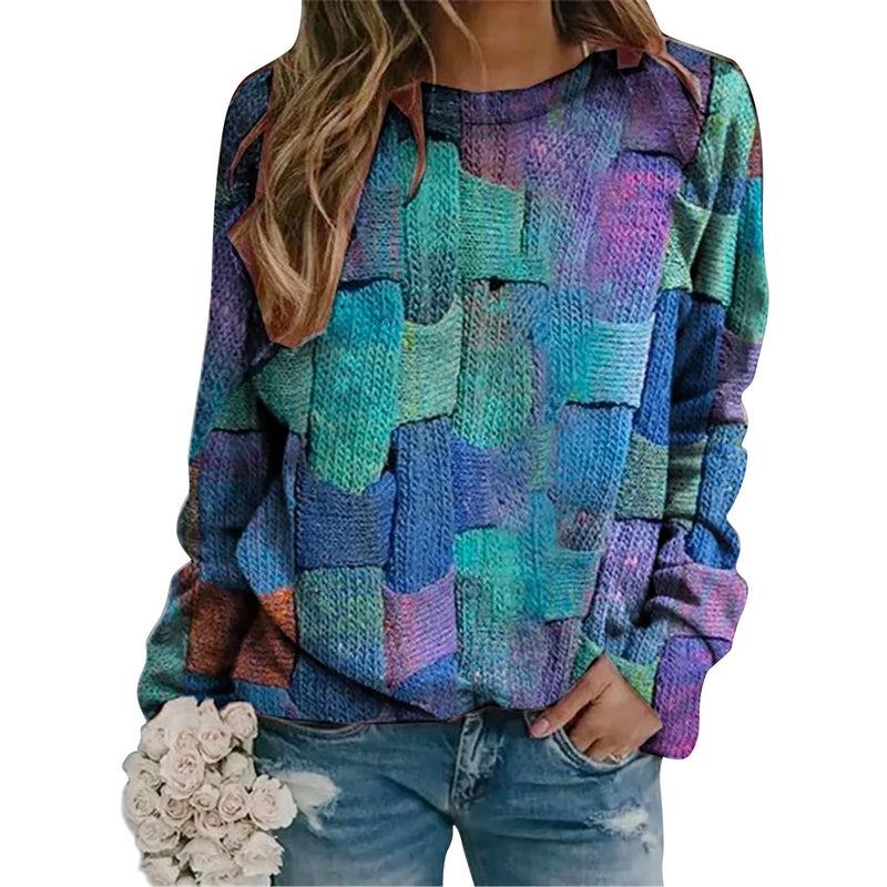 Kleurrijk Sweatshirt met Uniek Design - Vivelle