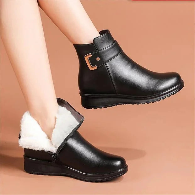 Orthopedic Leather Women's Boots - Ella