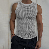 Mouwloze Transparante Heren Top – Milo