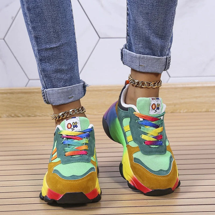 Kleurrijke Dames Sneakers – Solenya