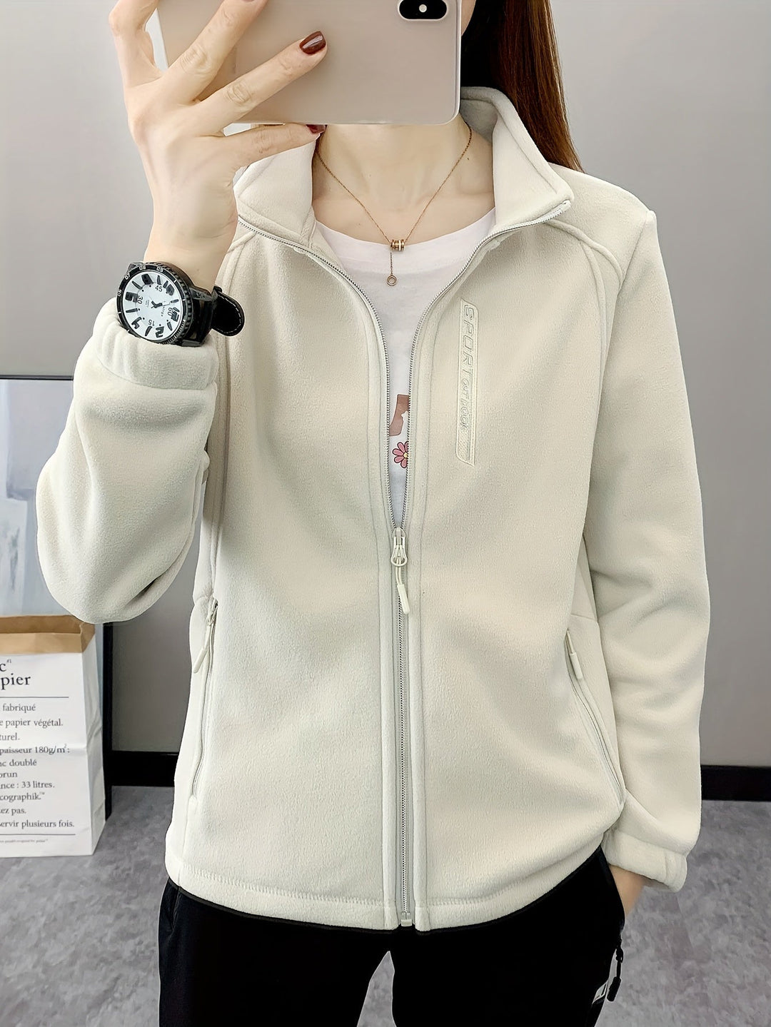 Ademende Fleece Jas - Aurora