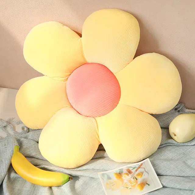 Stijlvol en Comfortabel Bloemvormig Zitkussen - Floral Bliss
