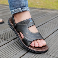 Stylish Men's Sandals with Ankle Strap – Strider