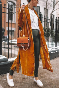 Women's Stylish Suede Kimono Jacket - Isabella