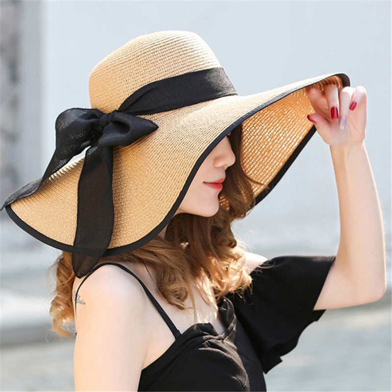 Light women's summer hat with wide brim and chic design – Vivian
