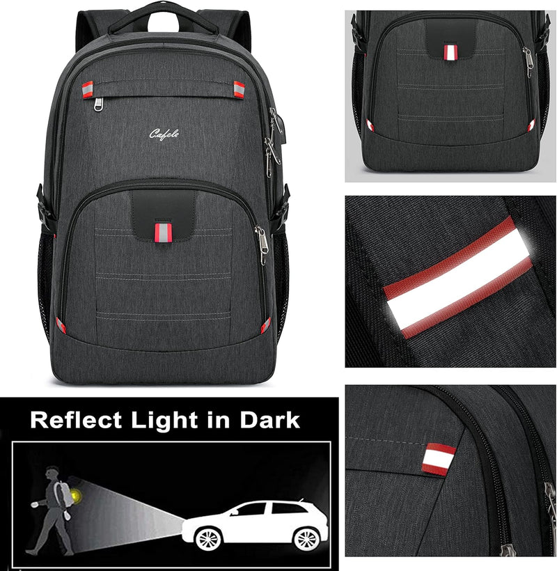 Waterproof Laptop Backpack with USB Port & Anti-Theft Design – TechPro