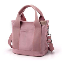Stijlvolle Kleine Canvas Dames Schoudertas - CitySling