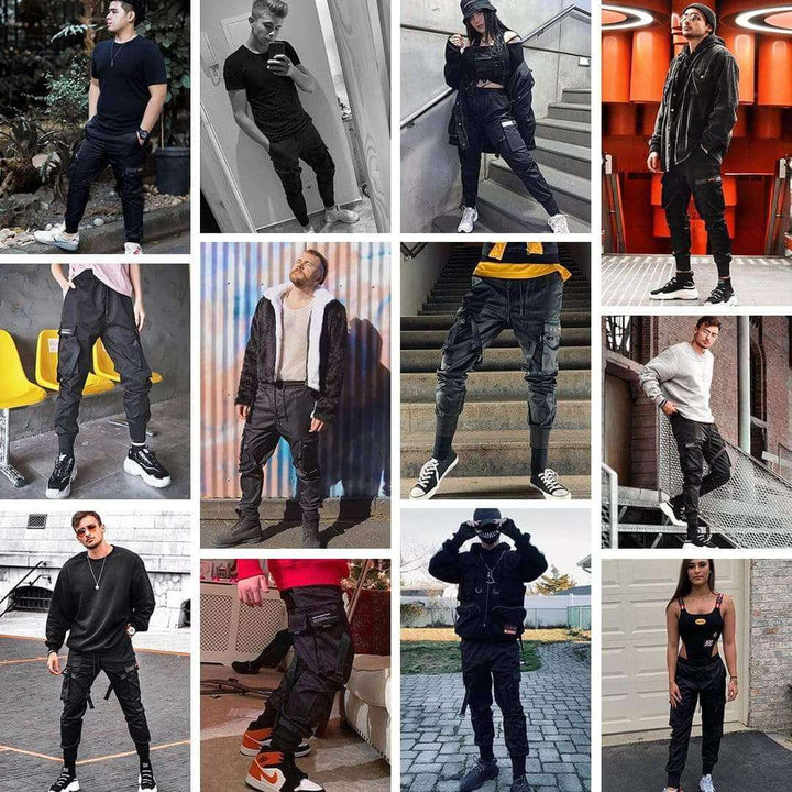 Multi-Pocket Men's Hip-Hop Cargo Pants – Dante