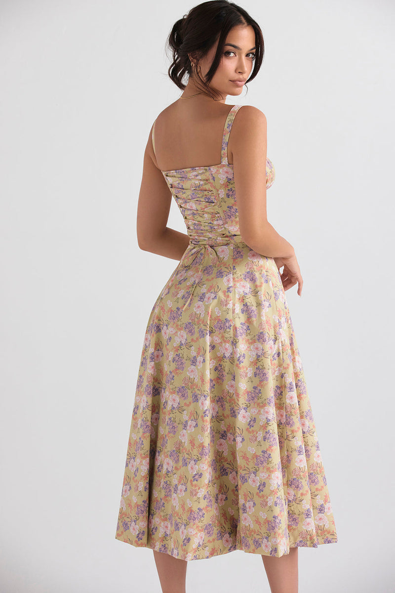 Bustier Summer Dress with Waist Shaper - Isabella